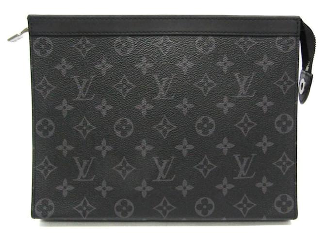 Pochette viagem Louis Vuitton Azul marinho Lona  ref.1846144