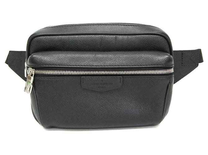 Louis Vuitton Taiga Bumbag Outdoor Sling Bag Black Leather  ref.1847387