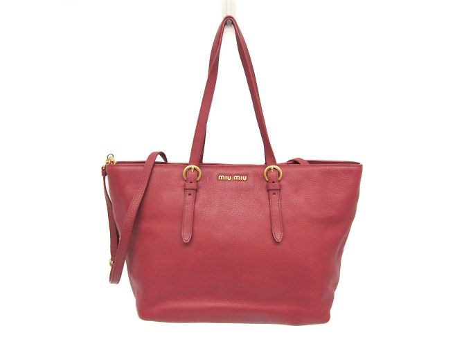 Damentasche aus Leder Miu Miu RR1905 Bordeaux