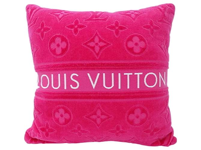 Louis Vuitton Monogram Cotton Cushion Pink Fuschia  ref.1847504