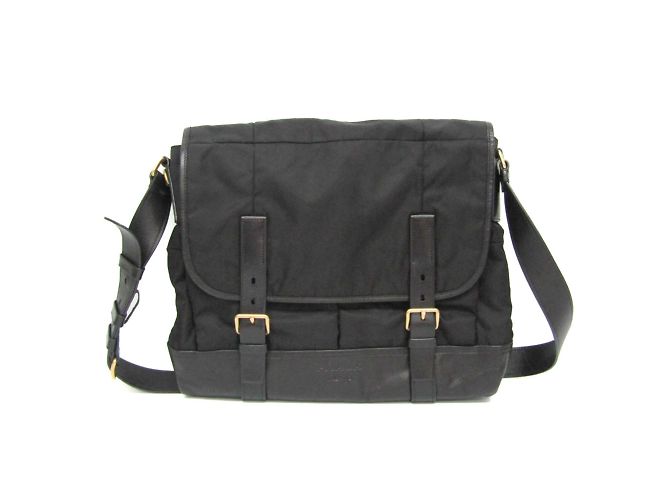 Prada Tessuto VA0814 Men's Messenger Bag Black
