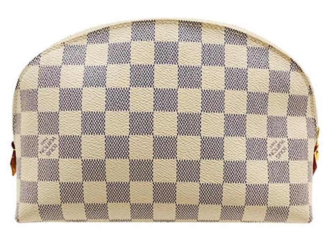 Louis Vuitton Damier Azur Pochette Cream Cloth  ref.1847573