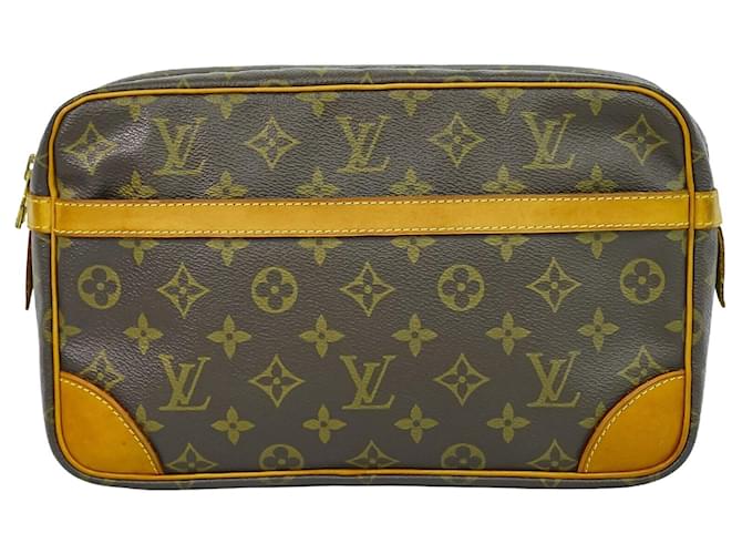 Louis Vuitton Compiegne 28 Marrom Lona  ref.1847678