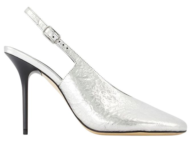 Foil Ufo Tacones - Coperni - Cuero - Plata