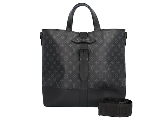 Louis Vuitton Saumur Black Cloth  ref.1847977