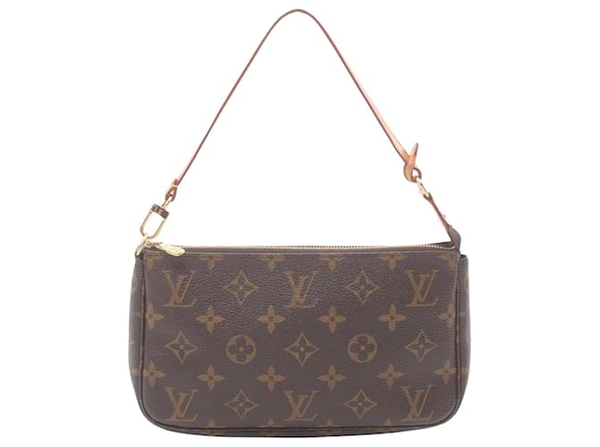 Louis Vuitton Pochette Accessoire Brown Cloth  ref.1848029