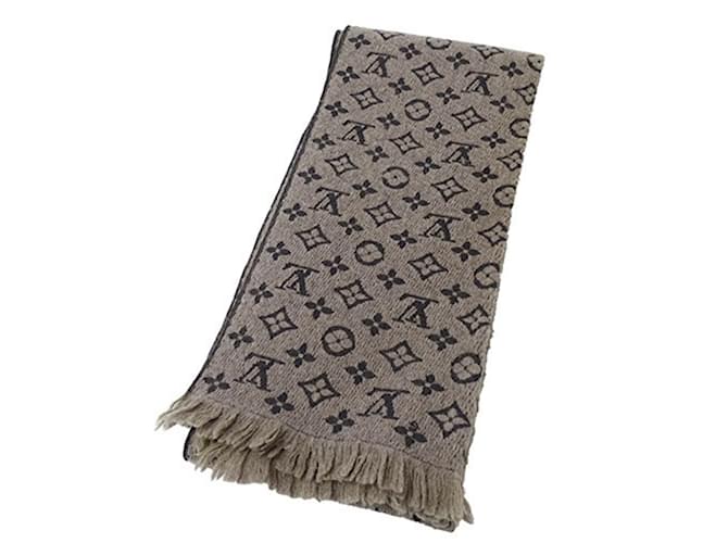 Louis Vuitton Monogram Wool Stole Brown  ref.1848496