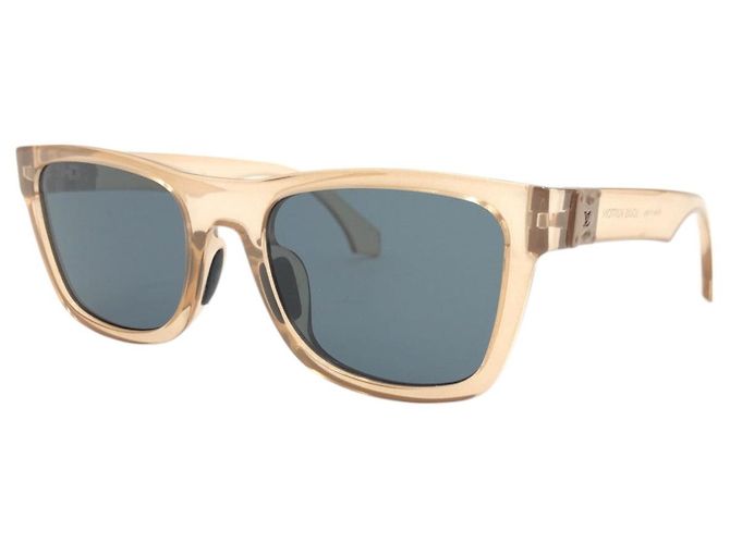 Lunettes de soleil carrées Rainbow Louis Vuitton Marron