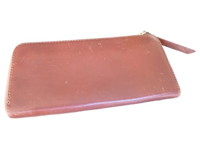 Massimo Dutti leather wallet brown