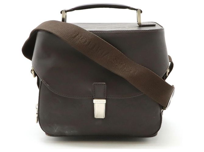 Bolso de cámara Charlie Monogram Glacé de Louis Vuitton Castaño