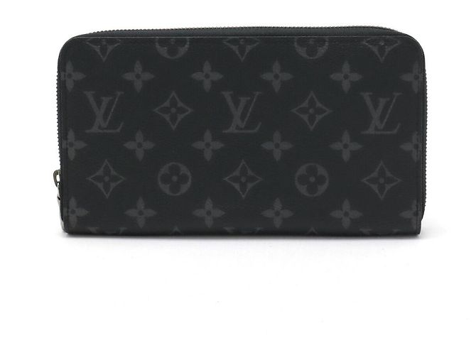 Louis Vuitton Monogram Eclipse Zippy Organizer Wallet M82081 Black