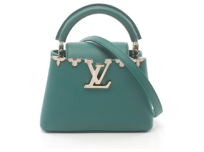 Bolsa Louis Vuitton Capucines Mini M23766 Verde
