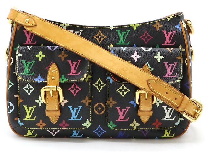 Louis Vuitton Monogram Multicolore Shoulder Bag Black