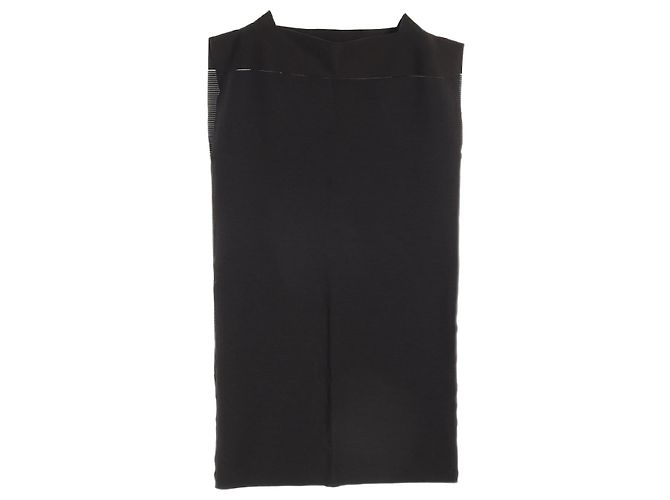 Robe en polyester Issey Miyake noire
