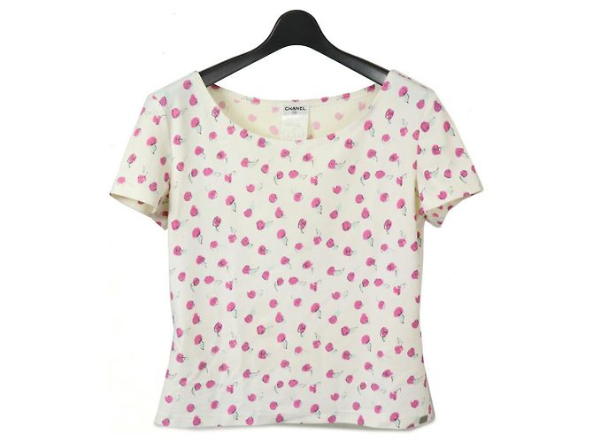 Chanel Nylon-Spandex Kurzarmoberteil