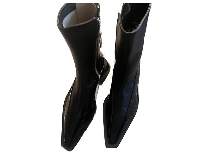 Thierry Mugler Bottines Mugler x H&M – Collection Limitée (Taille 39) Noir
