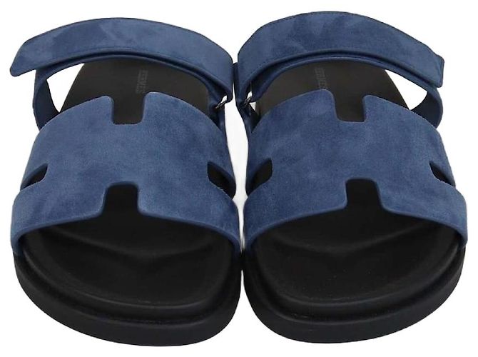 Hermès Hermes Blue Celeste Chypre Sandals