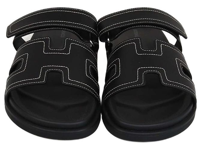 Hermès Hermes Noir Chypre Sandalen