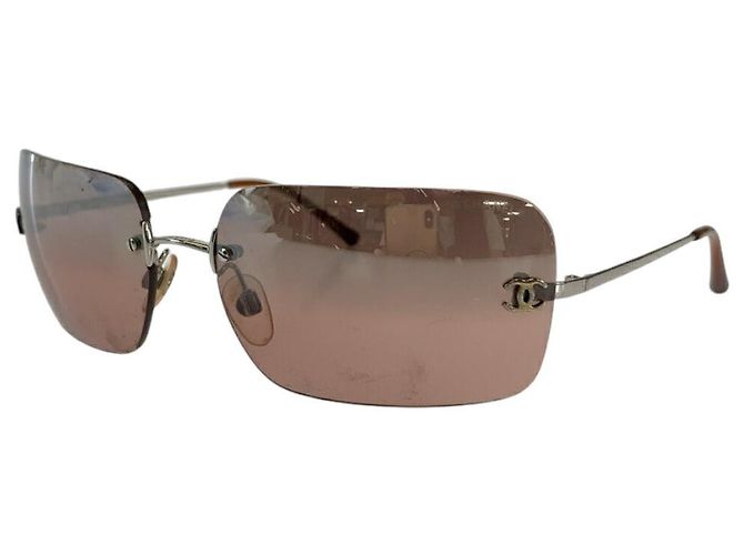 Chanel Coco Mark Plastic Sunglasses 4017 Brown