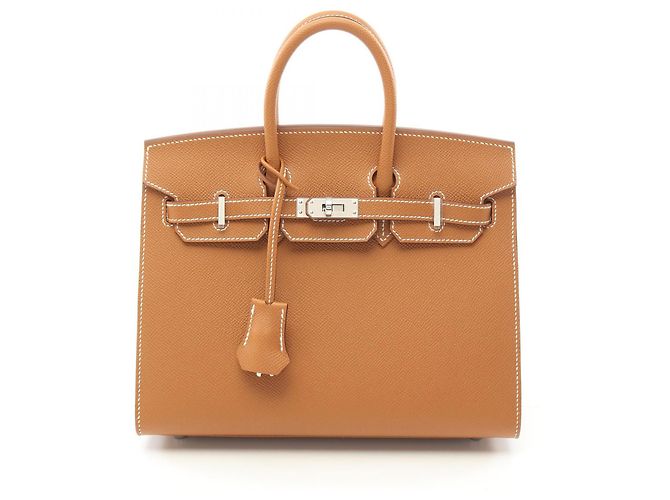 Hermès Borsa Hermes Birkin 25 Marrone