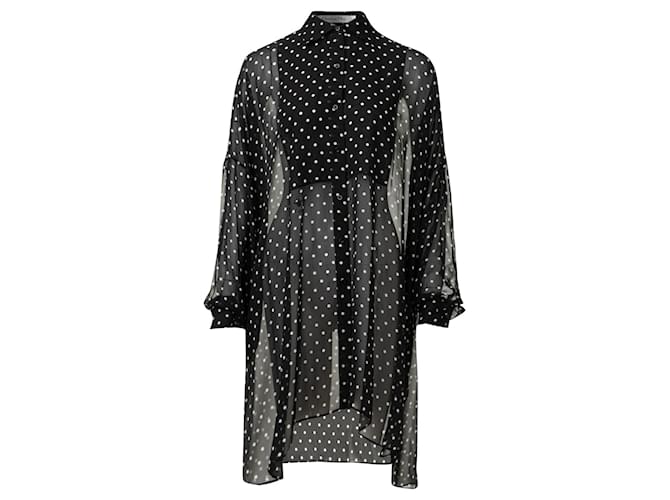 dior sheer shirt