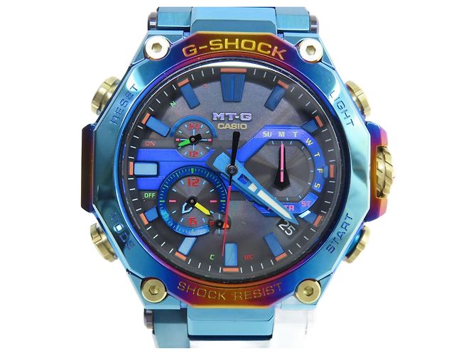 Autre Marque Casio G-Shock MTG-B2000PH-2AJR Blue Phoenix Mobile Link Tough Solar Uhr