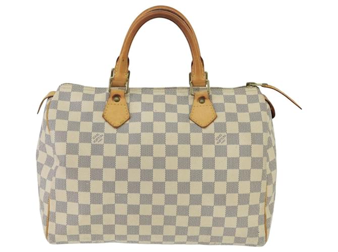 Louis Vuitton Speedy 30 White Cloth  ref.1853810