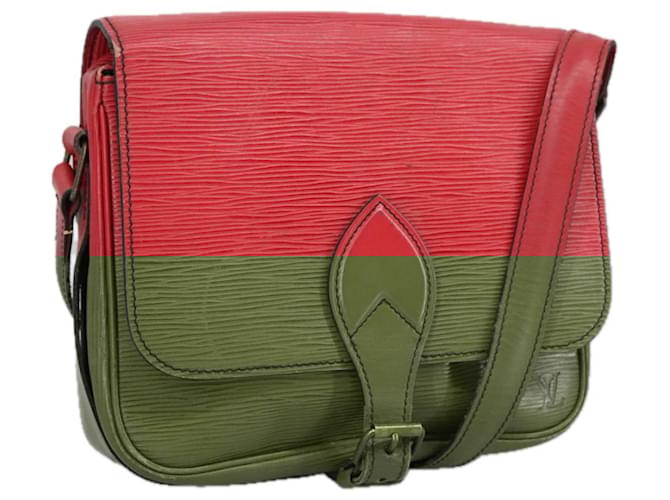 Louis Vuitton Cartouchiere Red Leather  ref.1854188