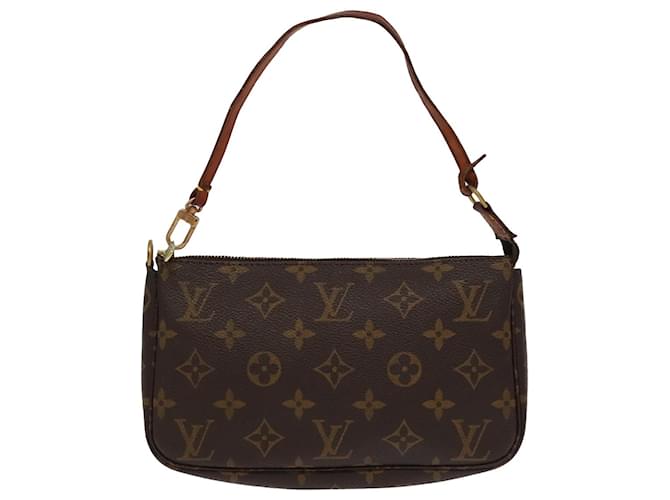 Louis Vuitton Pochette Accessoire Brown Cloth  ref.1854319