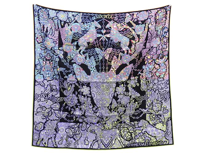 Écharpe en soie Hermès - La Légende de la Forêt Noir Multicolore  ref.1854628