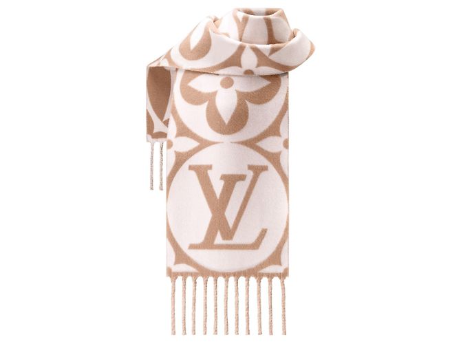 Louis Vuitton Sciarpa Medallion LV nuova Rosa Beige 