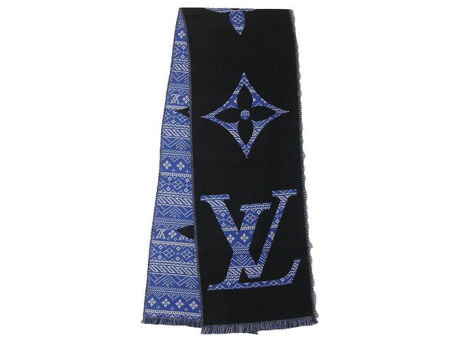 Wendeschal Monogram Louis Vuitton Braun Schwarz Blau