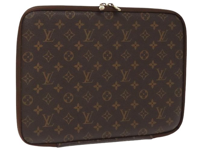 LOUIS VUITTON Monogram Computer Sleeve PM PC Case M56396 LV Auth 99106