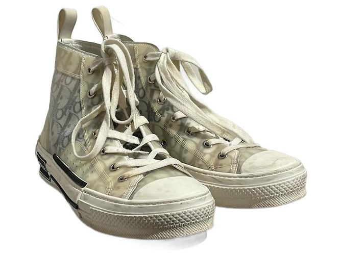 Baskets DIOR T.EU 40 Tissu Blanc