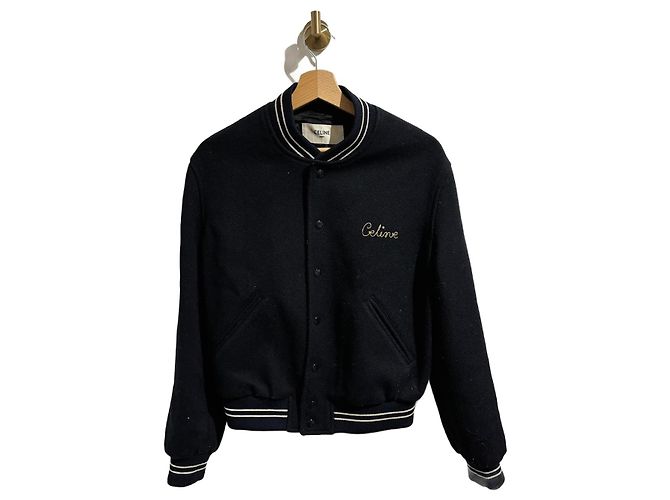 Céline CELINE Jackets T.International M Wool Blue