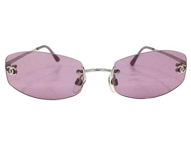 Occhiali da sole Chanel 4002 viola con logo Porpora