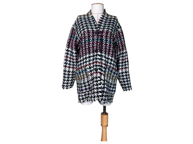 Isabel Marant Multi Coloured Woven Wool Jacket Multiple colors
