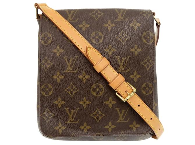 Louis Vuitton Musette Salsa Shoulder Bag Brown Monogram Patent leather  ref.1857302