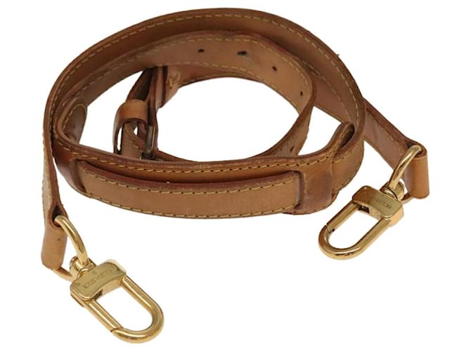 Louis Vuitton Shoulder strap Beige Leather  ref.1857337