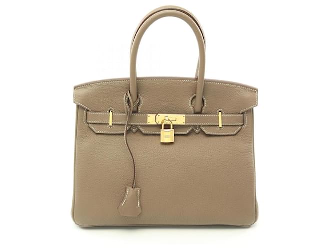 Hermès Hermes Birkin 30 Handbag in Brown Togo Leather  ref.1857451
