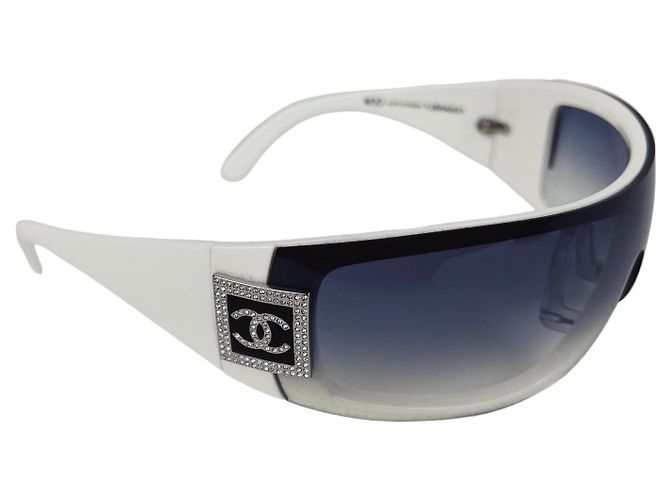 Gafas de sol Chanel 4117-B Blancas Azules Blanco