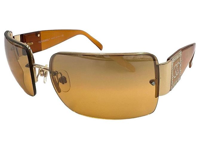 Chanel Gafas de sol 4095-B Marrones Castaño
