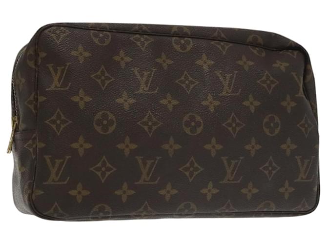 LOUIS VUITTON Monogram Trousse Toilette 28 Clutch Bag M47522 LV Auth ep6520 Cloth  ref.1857913