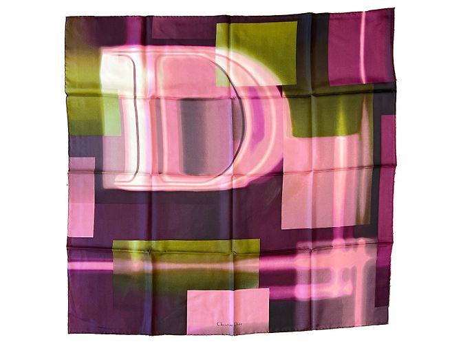 DIOR - Dior 90 Schal aus lila Seide