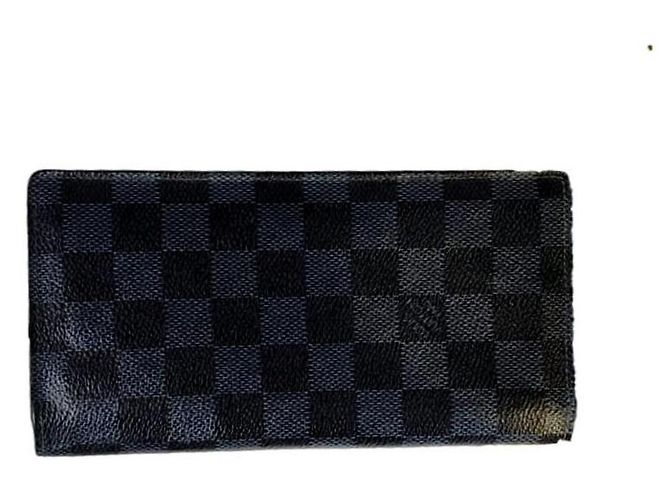 Louis Vuitton 2013 Damier Infini Brazza Wallet Grey/Black