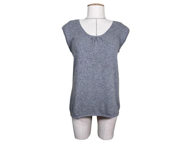 FTC Kaschmir Tanktop Grau Größe L