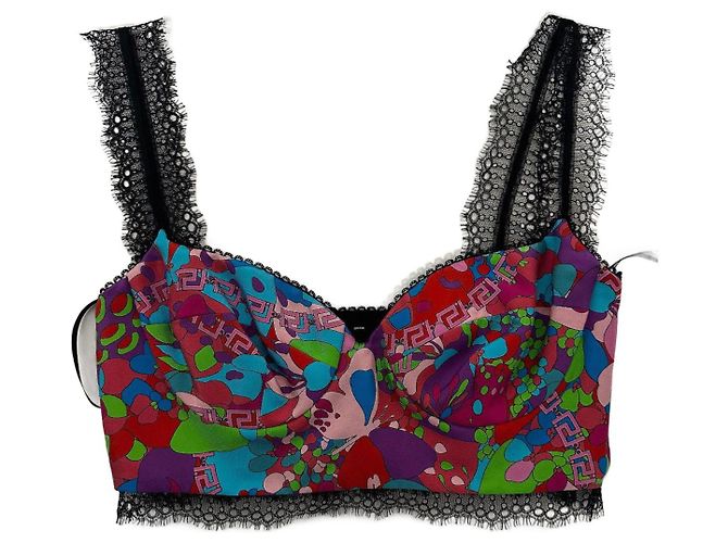 Versace x Dua Lipa Top Black Multiple colors