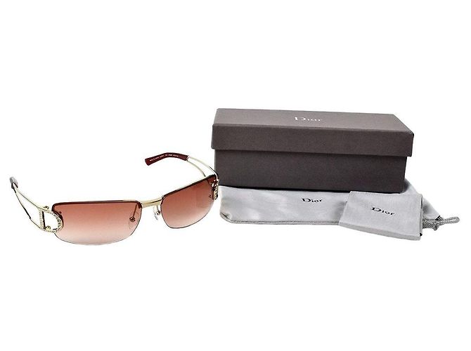 Occhiali da sole Christian Dior Rosso Oro D'oro
