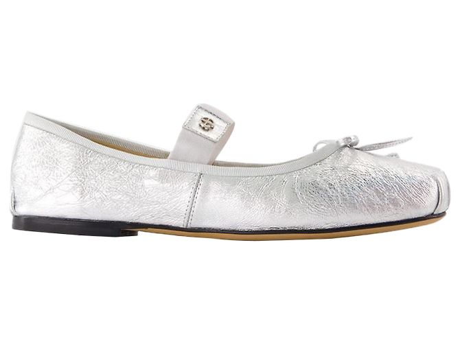 Schöne flache Schuhe - ANINE BING - Leder - Silber