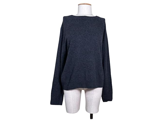Samsoe & Samsoe Boston Kaschmir Pullover Dunkelgrau Anthrazitgrau 